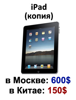 iPad китай